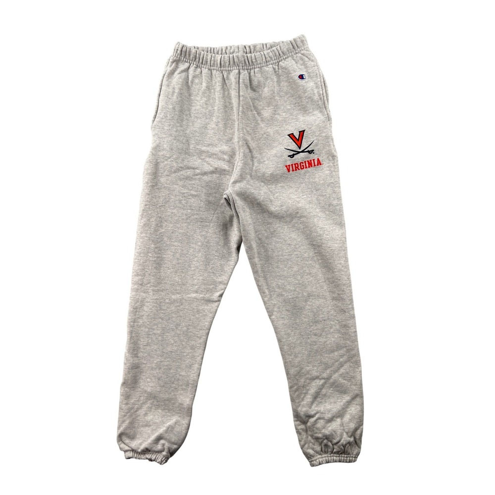 Champion UVA Virginia Cavaliers Sweatpants Men Small‎ Gray Small College Lounge